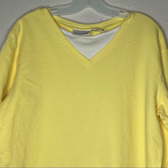 Basic Editions Yellow Top - Picture 3 of 7